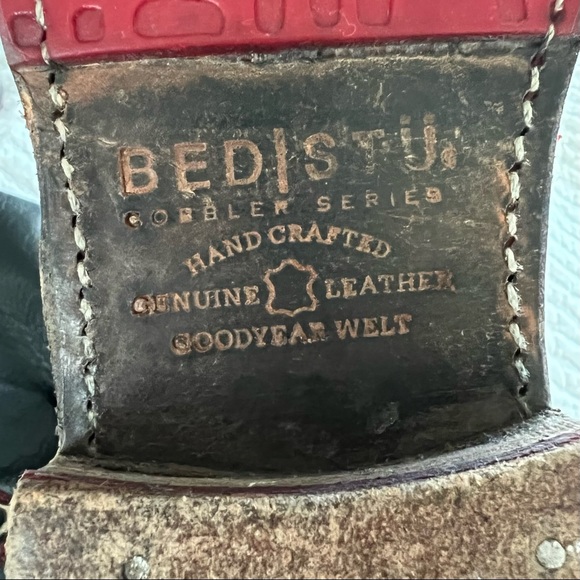 Bed Stü Black Manchester Lace-up Ankle-zip Boots EUC Size 8.5 fits like 9! - Picture 10 of 11